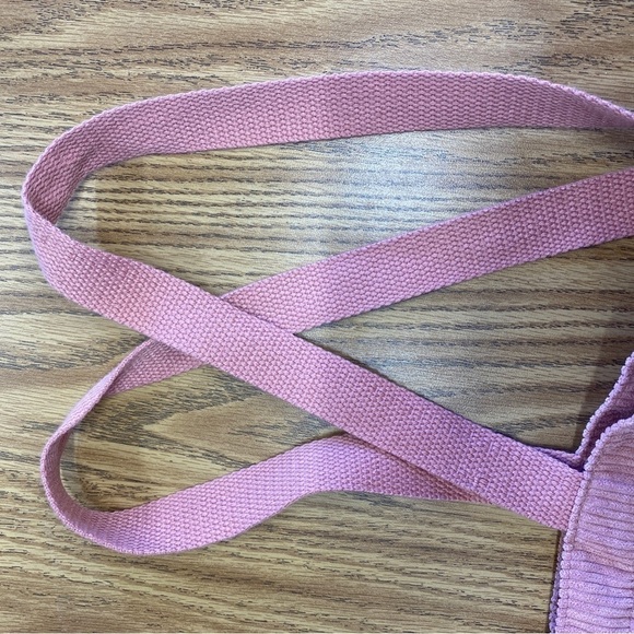 Old Navy Pink Corduroy Medium Size Tote Bag - Picture 4 of 10